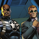 Nick Fury y Phil Coulson.